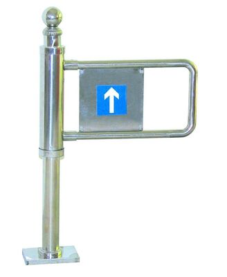 Αγορά Χειροκίνητο σπρώξιμο 12V ρελέ SUS316 Swing Barrier Turnstile online manufacture