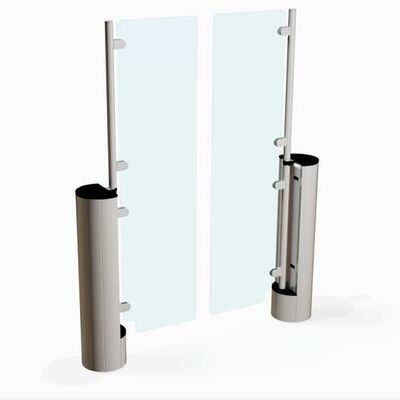 Αγορά Πλήρης υψόμετρος Swing Barrier Gate υψηλή ασφάλεια για το αεροδρόμιο γυμναστήριο σχολείου online manufacture