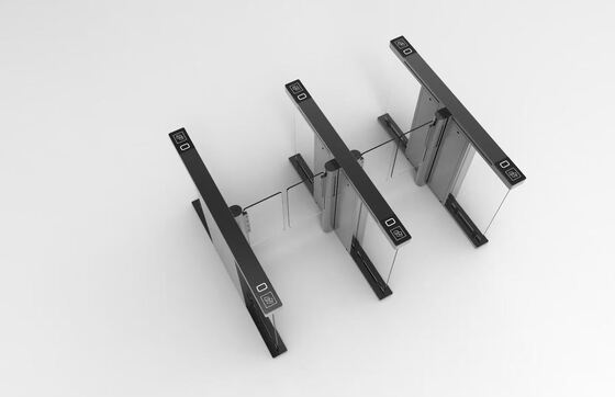 Καλή τιμή Σερβο λύσης πύλη ταχύτητας περιστροφικών πυλών εμποδίων ταλάντευσης Speedlane οπτική σε απευθείας σύνδεση