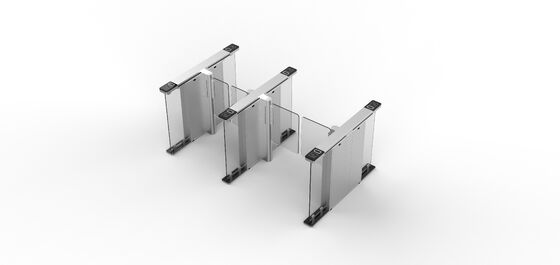 Καλή τιμή Ανώτατη ταχύτητα Turntile αναγνώριση προσώπου Έλεγχος πρόσβασης Ηλεκτρική Δυοδιάδρομη ταχεία διέλευση πύλη ασφαλείας για το γραφείο γυμναστήριο Flap εμπόδιο σε απευθείας σύνδεση