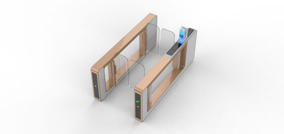 Καλή τιμή Αεροδρόμιο πλήρες ύψος AB Swing Turntile Gate Ασφάλεια εισόδου με χρώμα Gloden σε απευθείας σύνδεση