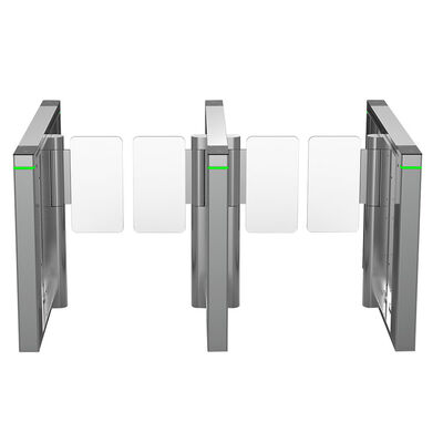 Καλή τιμή Οπτική λεπτή SUS316 RS232 είσοδος Γκέιτς περιστροφικών πυλών γυαλιού σε απευθείας σύνδεση