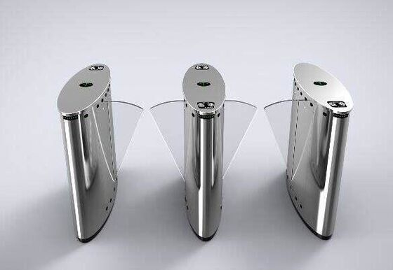 Καλή τιμή Άμεση οδήγηση SUS316 Mifare Card Αυτοματοποιημένο φλαπ φράγμα σε απευθείας σύνδεση