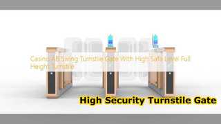 Πύλη υψηλής ασφάλειας Casino AB Full Height Turnstile