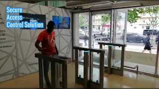 Swing Gate Turnstile Smart Turnstile Access Control Λύση ασφαλείας